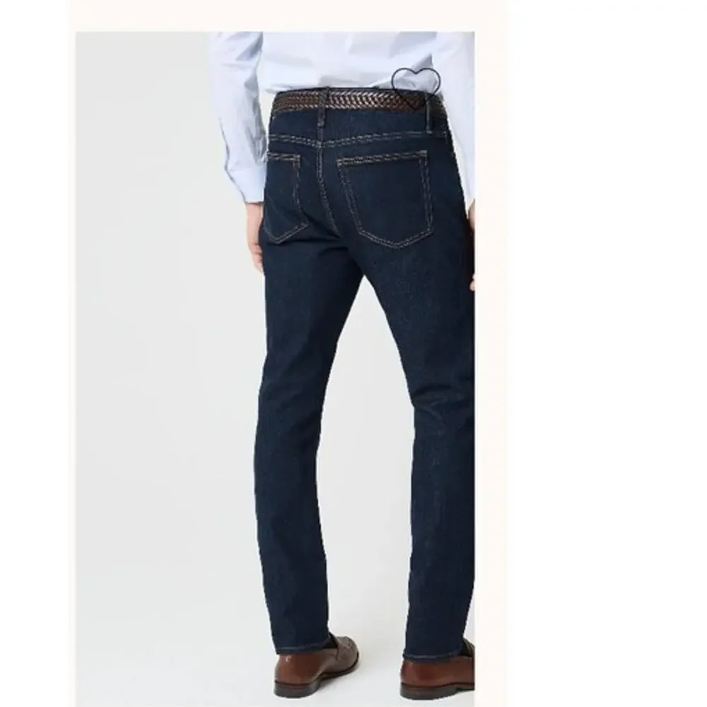 NWOT J. Crew Men's Athletic Slim-Fit Jean In Signature Flex Blue 33/30